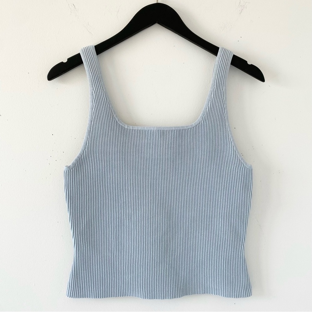 Aritzia Babaton Sculpt Knit Squareneck Tank